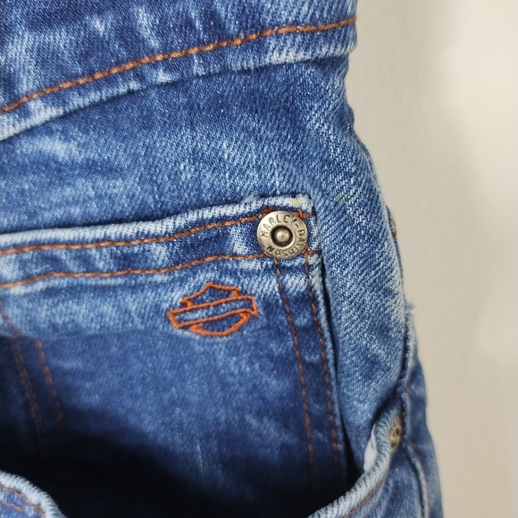 Women's Harley Davidson Straight Leg Jeans Size 8 - Picture 5 of 9